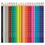 Карандаши цветные MAPED (Франция) "Pulse'", 24 цв, пластиковые, трехгранные,заточ.,европодвес,862254
