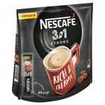 Кофе растворимый NESCAFE "3 в 1 Крепкий", 20 пакетиков по 16г (упаковка 320г), ш/к 80011
