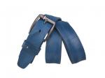 Кожаный голубой мужской джинсовый ремень B40-1029