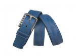 Кожаный голубой мужской джинсовый ремень B40-1043