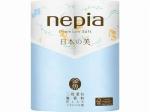 "NEPIA" "Premium Soft" Двухслойная туалетная бумага 30 м, (4 рулона, с рисунком рыбки)