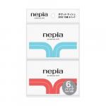 "NEPIA" "Premium Soft" Бумажные двухслойные носовые платки 10 шт./уп. (упаковка 6 шт.)