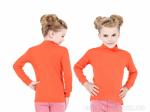 NORVEG Soft City Style  Водолазка детская с длинным рукавом, цвет оранжевый