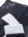 Брюки джинсовые для мальчика на махровой подкладке