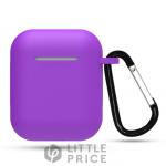 Силиконовый чехол Verona для Apple Airpods, фиолетовый