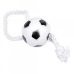 Игрушка "Мяч Футбол на веревке", винил, 8 см