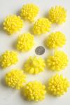 Головки цветов "Хризантема" 5 см (30 шт) SF-2295, желтый