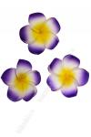 Головки "Гавайские цветы" 9 см (25 шт) фиолетовый