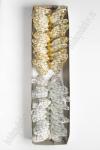 Бабочки декоративные 7,5 см на проволоке (24 шт) SF-2563, золото/серебро