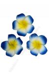 Головки "Гавайские цветы" 9 см (25 шт) синий