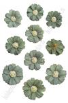 Головки цветов "Ромашки" 4,5 см (100 шт) SF-2092, морской зеленый №2