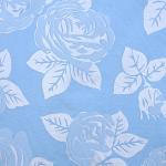 Розы на голубом Наперник 50х70 см тик - 100% полиэстер, на молнии, Домашняя мода (Россия)