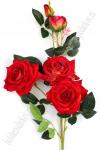 Ветка декоративная "Роза" 87 см (SF-1554) красный