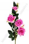 Ветка декоративная "Роза" 87 см (SF-1554) розовый