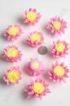 Головки цветов "Хризантема" двухцветная 4,5 см (30 шт) SF-2294, розовый