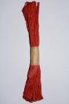 Веревка флористическая с блестящей нитью (красный)