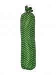 Валик с лавандой и можжевельником, 36*10 см, зеленый