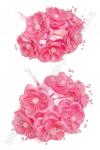 Головка декоративная с бусинками (цена за 5 пучков - 30 головок) розовый