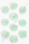 Головки цветов "Роза" с блестками 5,5 см (50 шт) SF-3002, мятный