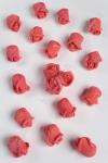 Головки цветов "Розочка бутончик" 1,8 см (100 шт) SF-2096, светло-красный