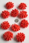 Головки цветов "Хризантема" 5 см (30 шт) SF-2295, красный