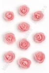 Головки цветов "Роза" с блестками 5,5 см (50 шт) SF-3002, розовый персик