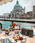 Картина по номерам 40х50 OK+ 10134 Эксклюзив!!! Завтрак в Венеции