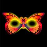 Очки карнавальные светящиеся "Бабочка желтая", 80250