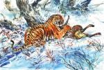 Тигр и его добыча