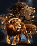 Картина по номерам 40х50 OK+ 10112 Эксклюзив!!! Король лев