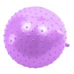 DE 0537 Детский массажный гимнастический мяч, фиолетовый (Jumping Ball With Horn, violet)