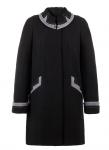 Пальто женское Азалия черная варенка ВО 0025