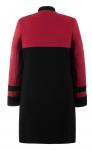 Пальто женское Антураж красно-черный кашемир ВО 0023