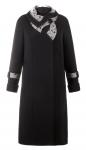 Пальто женское Византия черный кашемир ВО 0036