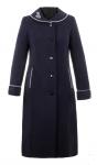 Пальто женское Кира темно-синий кашемир ВО 0045