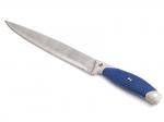 Нож кухонный универсальный, ИНДИГО, лезвие 21 см, 147 гр, нерж. сталь, пластик, резина, Сибирская посуда, SP-227