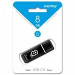 Флэш-диск (флэшка) USB  8Gb SmartBuy Glossy Black (SB8GBGS-K)