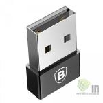 Адаптер Baseus Exquisite USB Male to Type-C Female Adapter Converter Black