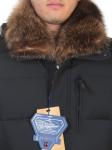 Y-1060 Куртка мужская с натуральным мехом PARUID