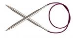 10361 Knit Pro Спицы круговые 'Nova Metal' 2 мм/100 см, никелированная латунь, серебристый
