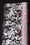 Сетка 48 см*5 ярд "Металл" SF-3134, серебро/розовый