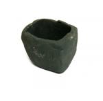 Горшочек керамический мини ,  4, 5см*5, 5см*6, 0см ,  цв. серый