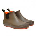 Nordman Beat ботинки мужские из ПВХ, коричневые с оранжевой подошвой