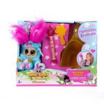 Интерактивная мягкая игрушка Принцесса Блоссом, плюш, 18,5 см, в наборе:принцесса, кокон, гребень, скипетр, размер кор. 21х26х12