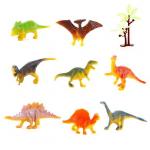 Набор фигурок Динозавры, 8 шт, аксессуары, пакет
