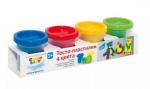 Набор для детского творчества Тесто-пластилин 4 цвета