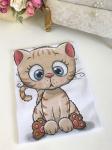 Трикотажная пеленка "Котик"