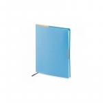 Дневник, "METROPOL " серо-голубой с металлическим шильдиком