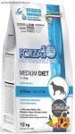 корм для собак Diet Forza10 Diet Medium (гипоаллергенный) корм для собак средних пород при пищевой аллергии, с рыбой (с микрокапсулами), 12 кг