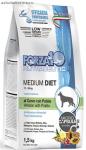 корм для собак Diet Forza10 Diet Medium (гипоаллергенный) корм для собак средних пород при пищевой аллергии, с олениной и картофелем (с микрокапсулами), 12 кг